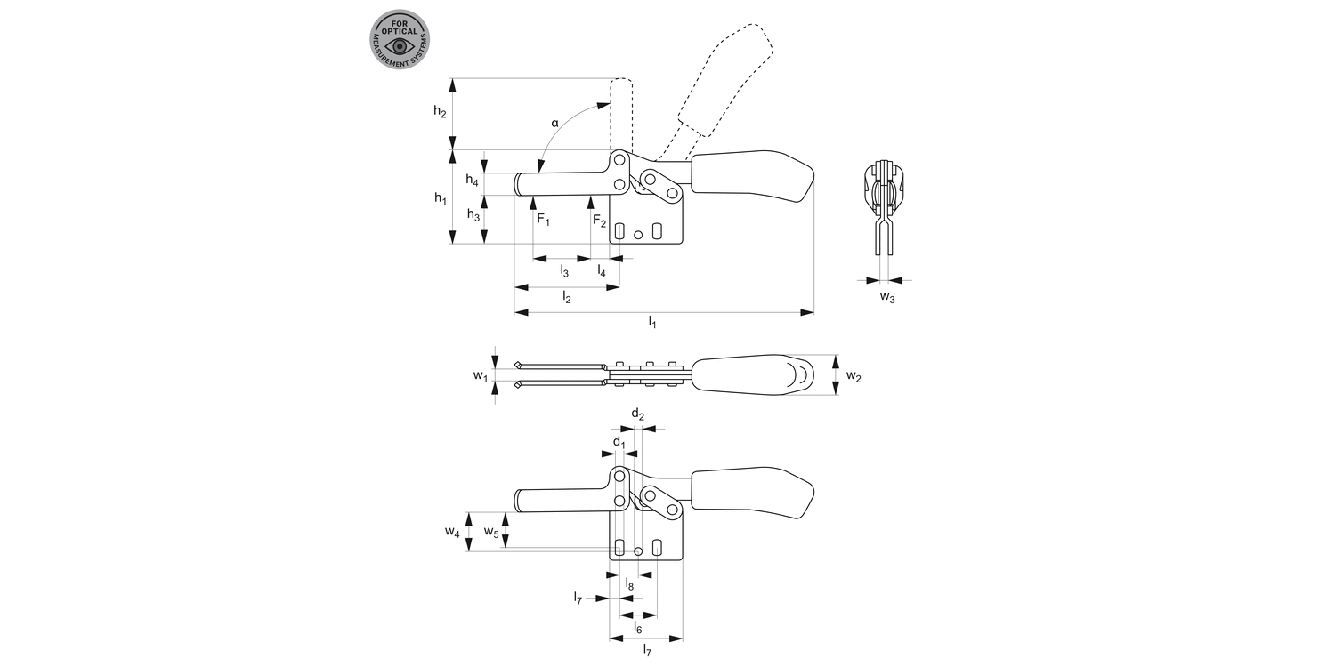 41062.2 Horizontal Acting Toggle Clamps