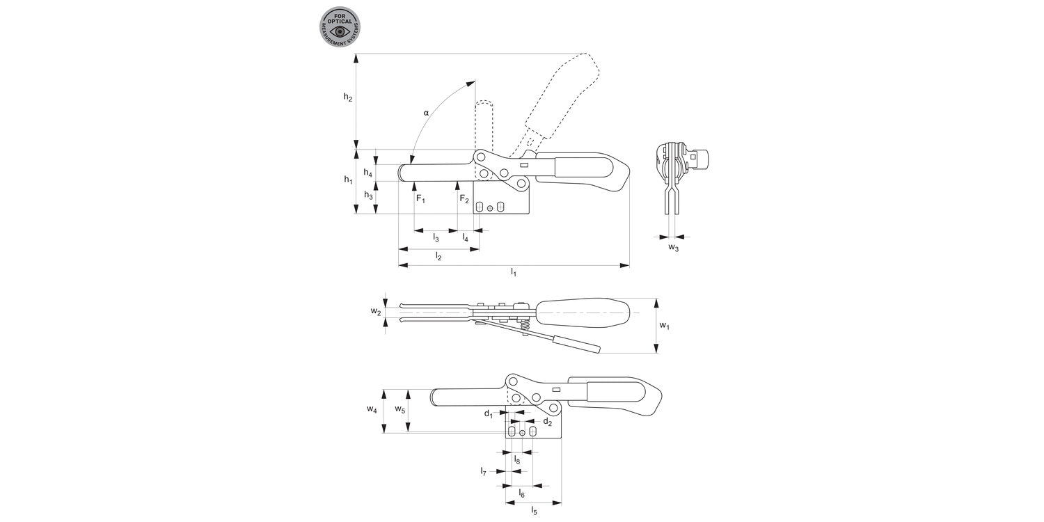 41064.2 Horizontal Acting Toggle Clamps