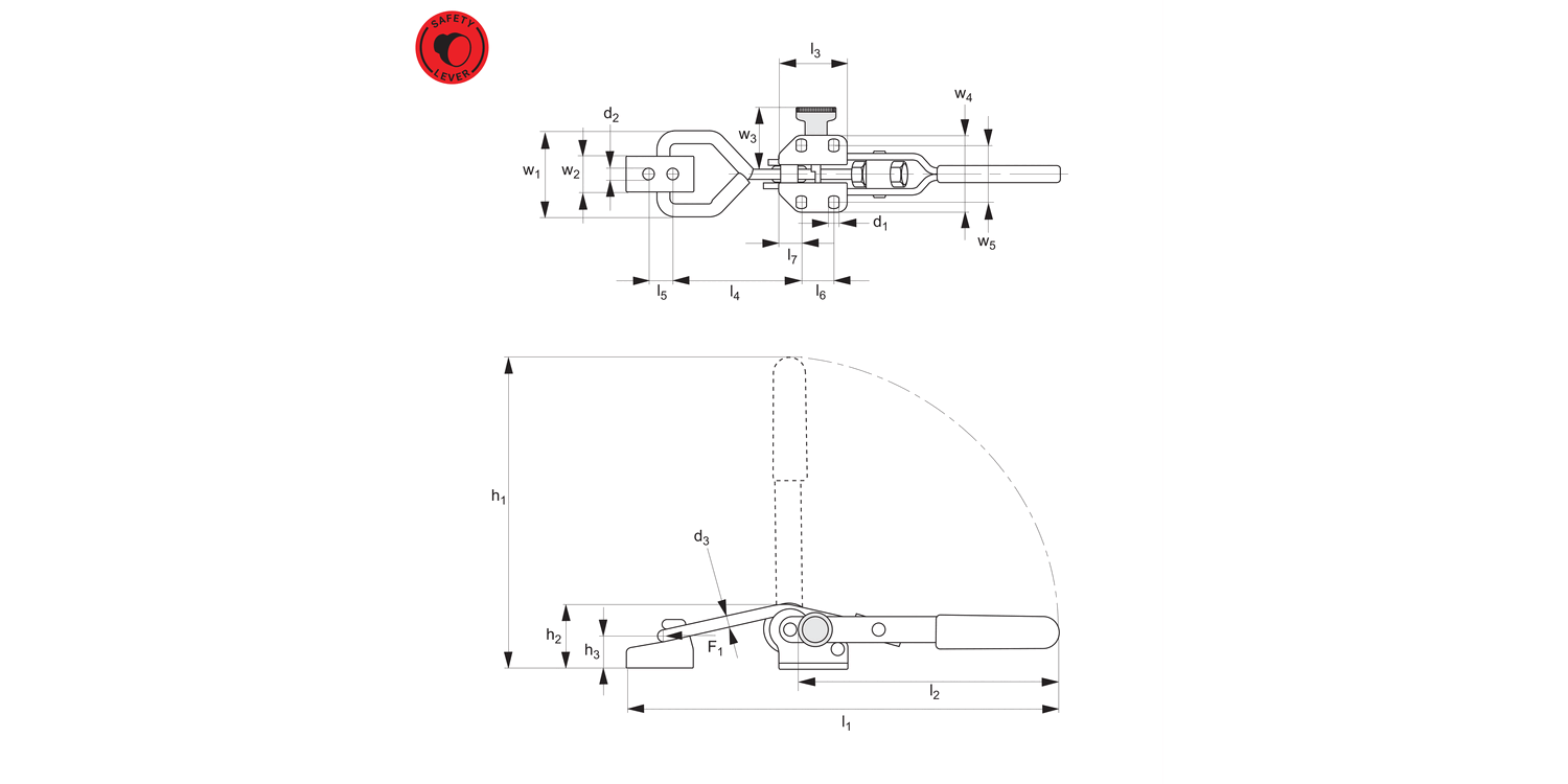 41620 Latch Type Toggle Clamp
