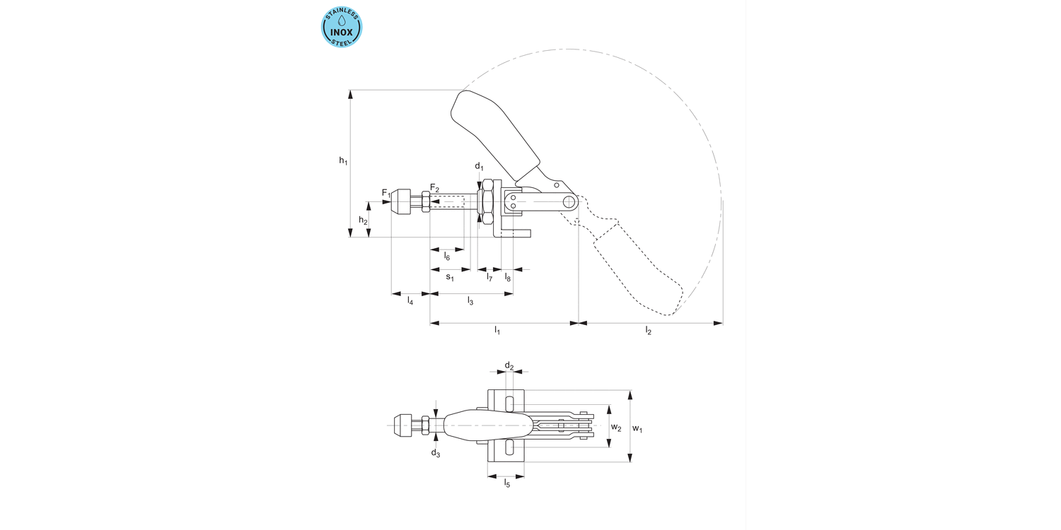 41890 Push-Pull Toggle Clamps