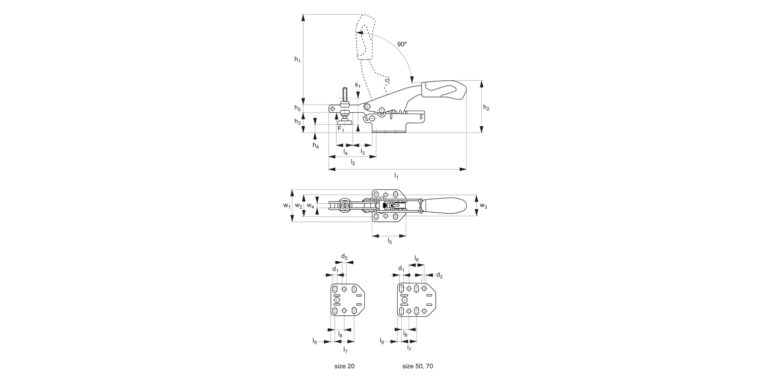 42605 Auto-Adjust Toggle Clamp
