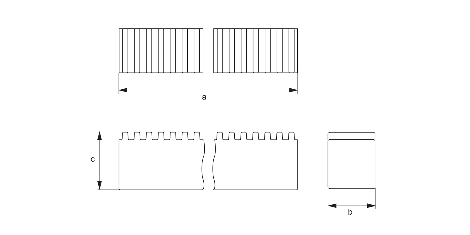 Q3150 Toothed Rack - Module 0,5 to 1,0