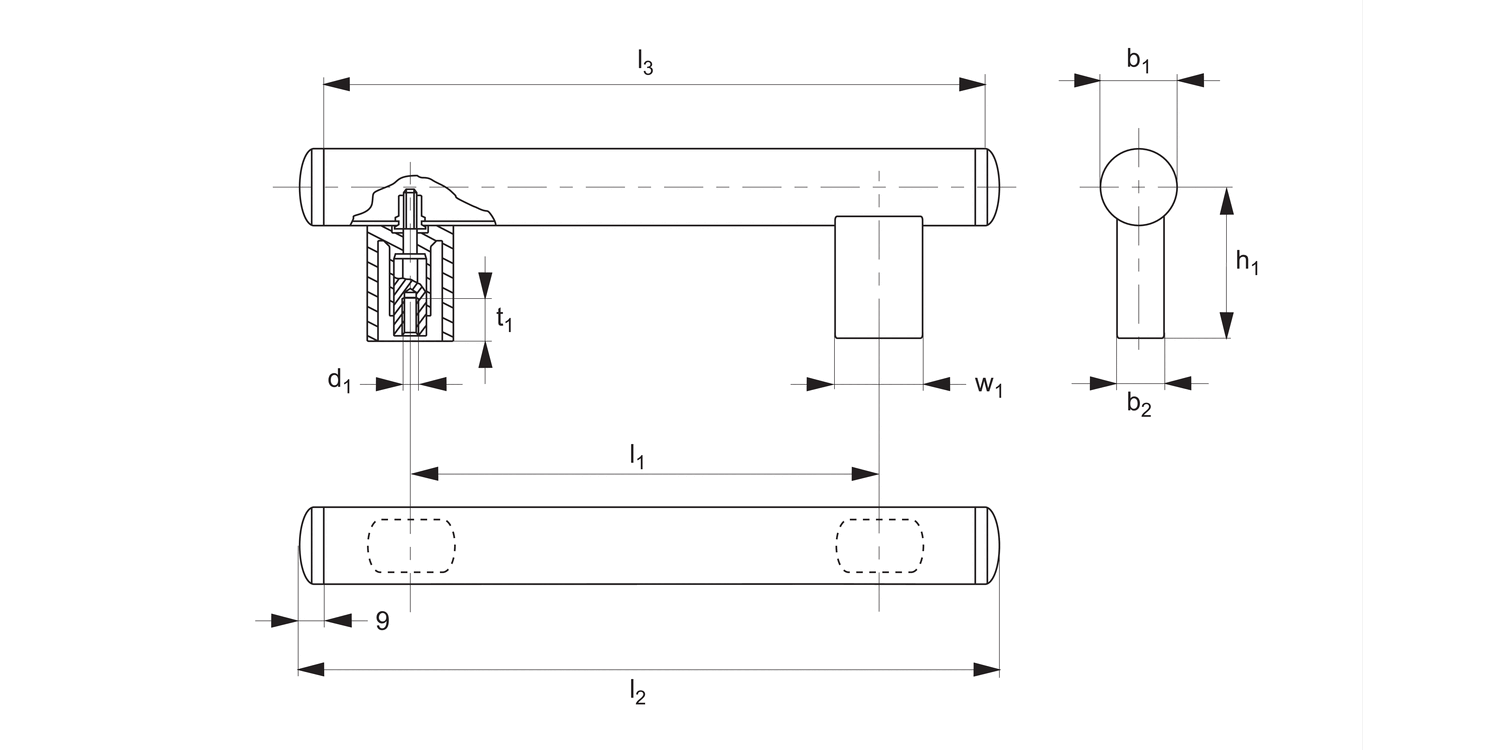 79930 Tube Pull Handles