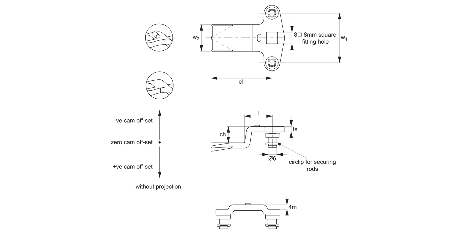 A0240 Two Point Cams - Flexi-System
