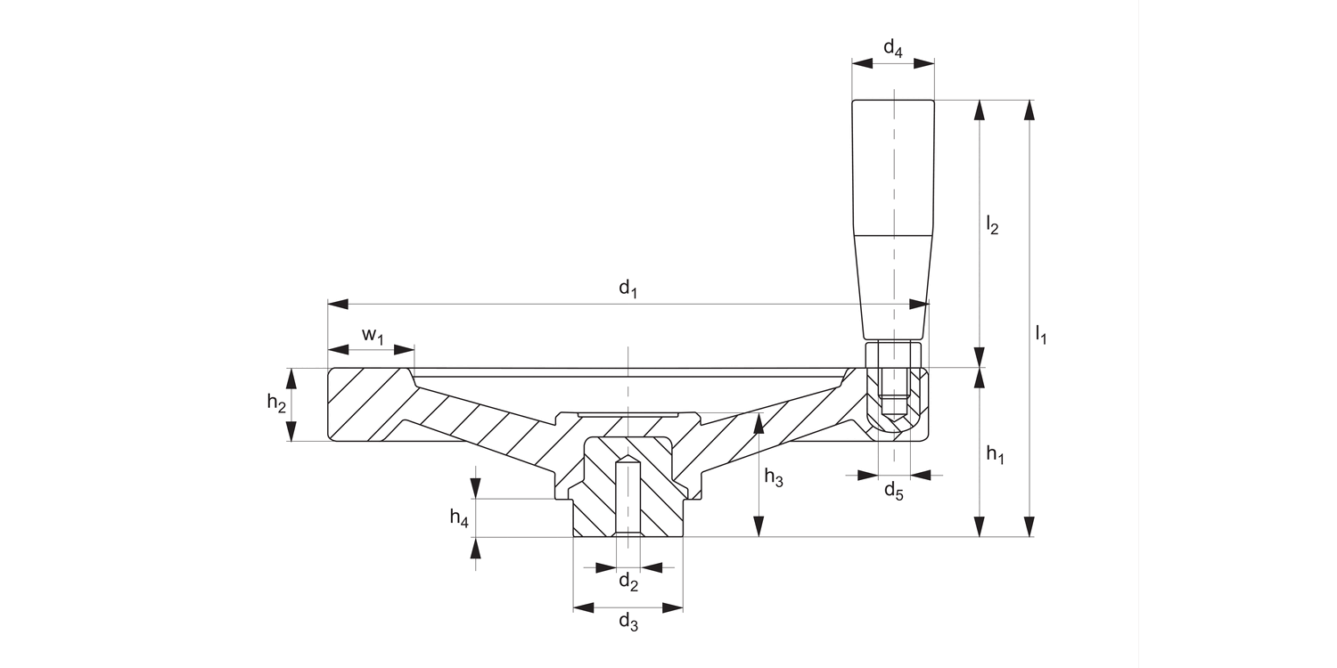 77360 Two Spoked Handwheels
