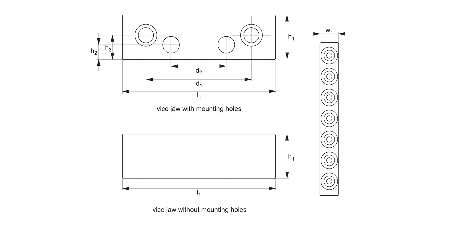 12037 Vice Jaw Set for Versagrip Clamps