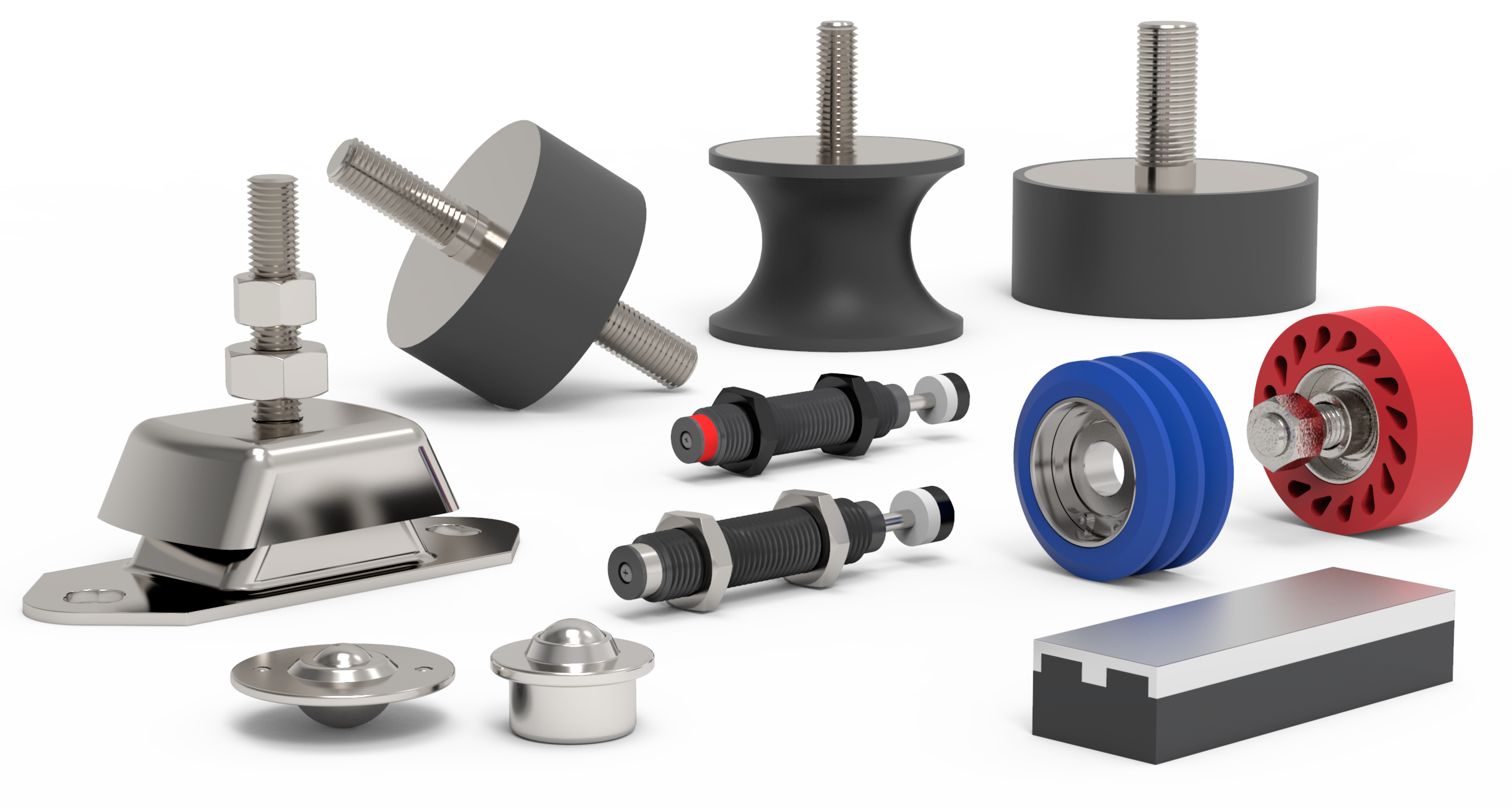 Anti-Vibration, Shock Absorbers & Rollers