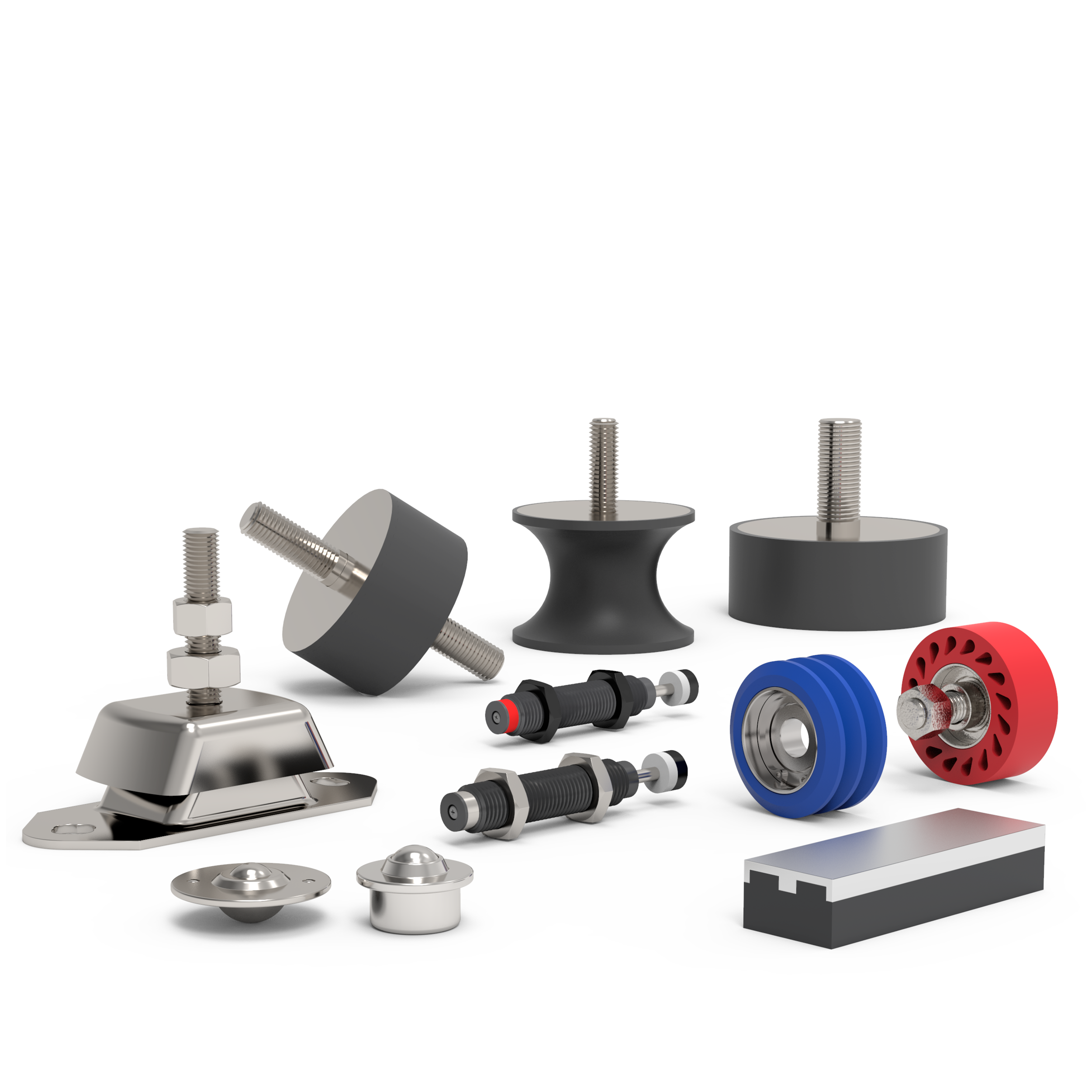 Anti-Vibration, Shock Absorbers & Rollers