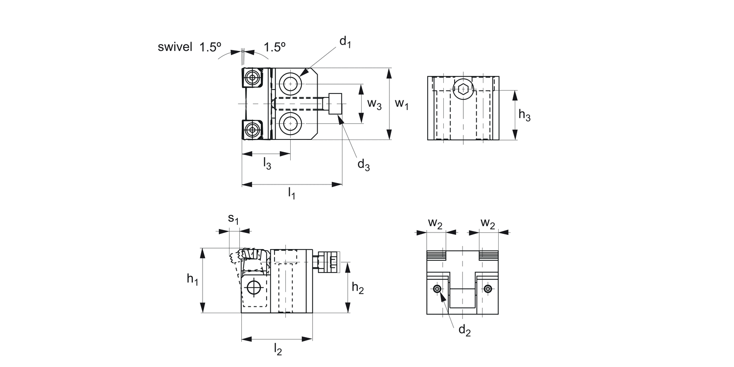 12428 Wide-Jaw Side Clamps