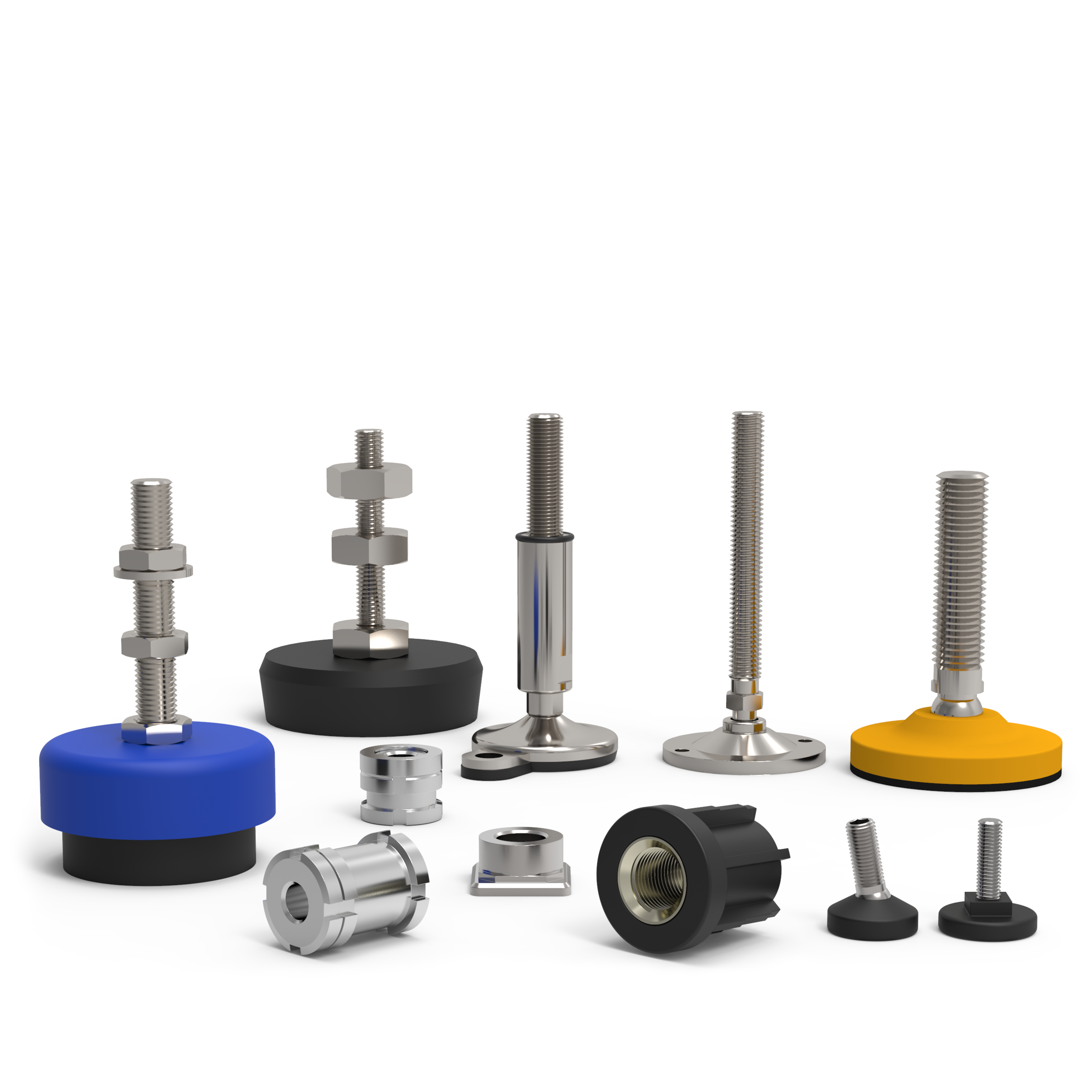 Levelling Feet, Mounts & Adjusters