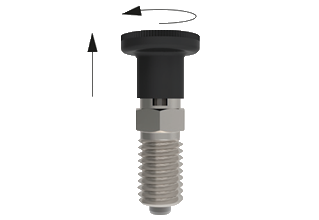 Locking mechanism of index plunger