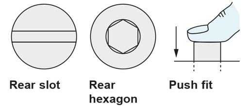 Mounting options for ball-type spring plunger